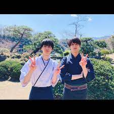 横浜流星 on instagram 椿と城島 わたどう クランクインの写真 同級生のまひろ 切磋琢磨して 良い関係を作っていけたらと思います 明日も頑張ります watadou ntv 横浜流星 因縁 流星