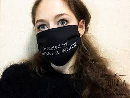 Directed By Robert Fashion Face Mask Cool Design Reusable In 2020 Fashion Face Mask Fashion Face Face Design