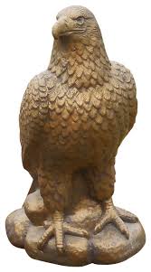 Collector Series Concrete Eagle Statue In Two Tone Brassy Bronze Finish Contemporary Garden Statues And Yard Art By Svj Creative Designs Houzz