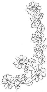 Color It Sew It Trace It Etc Embroidery Color Embroidery Trace Flower Pattern Drawing Embroidery Flowers Pattern Flower Drawing Design