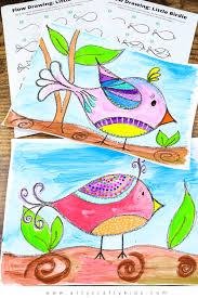 4.8 out of 5 stars 983. Flow Drawing For Kids How To Draw A Little Bird Arty Crafty Kids