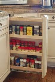 haas cabinets pull out filler in a