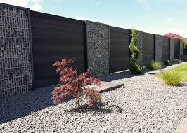 Gabionen Zaunsystem Steelmanufaktur Sichtschutzwand Garten Sichtschutz Garten Zaun Gabionen