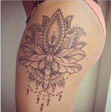 64 Trendy Tattoo Thigh Lotus Beautiful Cute Thigh Tattoos Tattoos For Women Flower Tattoo Designs