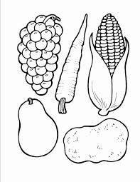 Vegetable Coloring Pages Printable Elegant Fruits And Ve Ables Coloring Pages For Kids Printab In 2020 Fruit Coloring Pages Cornucopia Craft Preschool Cornucopia Craft