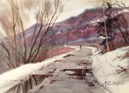 Pin By Cathy Dachs On Akvarel Watercolor Landscape Colorful Landscape Landscape Art