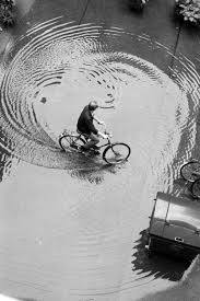 Birds Eye View Photography Black And White Vintage Ride Puddle Rain Cycle Bicycle Winter Fun Birds Eye View Www Republicofyou Com Au Photo White Photography Black And White Photography