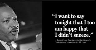 Happy Martin Luther King Day! Let us remember this inspiring speech in  which Dr. King empowered a child's concern and didn't undermind the message  because of her age. We hope you enjoyed