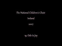 Birdy Let It All Go Karaoke The National Children S Choir 2007 Concert 19 Ode To Joy Ode To Joy Choir Childrens