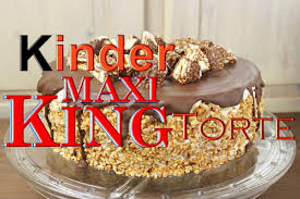 Kinder Maxi King Torte Backen Leckere Torten Selber Machen Karamell Leckere Torten Leckere Torten Rezepte Geburtstagskuchen Backen