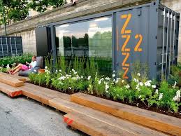 10 Lojas Containers Para Motivar Empreendedores Projeto Da Galpao Do Container Arquitetura De Container Jardins Contemporaneos