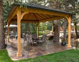 Way back at the end of your backyard, this gazebo is the perfect oasis for anyone in need of quiet solitude at the end of the day, with a good book in hand! 110 Gazebo Designs Ideas Wood Vinyl Octagon Rectangle And More Modern Gazebo Backyard Gazebo Backyard Pavilion