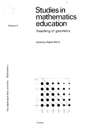 Studies In Mathematics Education V 5 Geometry In Schools Unesco Digital Library