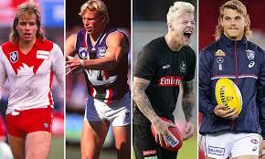 Corey thompson suffered an ankle injury during friday night's clash with the broncos. With Bars Closed Afl And Nrl Players Are Getting Their Hair Done But Are Nothing Compared To The 80s Daily Mail Online