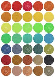 Color Chart Textile Cotton Fabrics Look