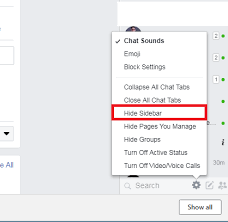 How do i remove the left side bar on safari? How To Hide The Sidebar On Facebook