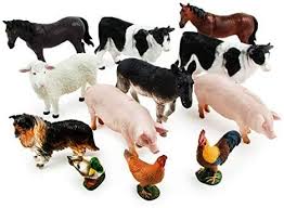 Amazon Com Boley Farm Animal Figures 12 Pack Small Farm Animal Toys Kids Ages 3 And Up Realistic Farm Animal Toys Farm Animals For Toddler Animal Figures