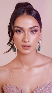 Here’s another Cannes-inspired look for my brides. While many opt for a  sleek bun, we’ve created a very modern, Hollywood-style bun. Perfect for  cocktail and engagement ceremonies… And I did my ...