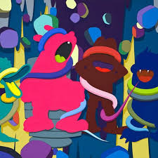 Image Du Compte Instagram Kaws Plusieurs Sculptures De L Artiste Sont Disponible Sur Notre Shop Dans La Section Art Kaws Sculptur Kaws Painting Art Painting