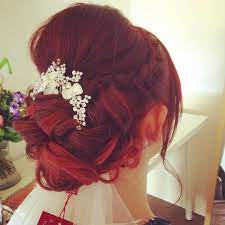 50 Unique Bright Red Hair Color Ideas To Try Red Wedding Hair Bright Red Hair Red Bridal Hair
