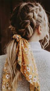 Cute hairstyles for men come in many forms. 21 Pretty Ways To Wear A Scarf In Your Hair Cute And Easy Braid