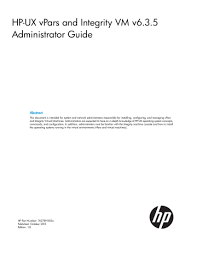 Below command will show about the current status of the account. Hp Ux Vpars And Integrity Vm V6 3 5 Administrator Guide Manualzz