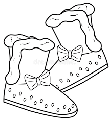 Most children regulate what they would when to color often. Girl S Boots Coloring Page Stock Illustration Illustration Of Detail 52086783
