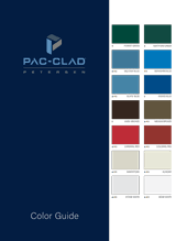 Pac Color Guide Cover Pac Clad Petersen Aluminum