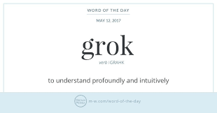 Word Of The Day Grok Unusual Words Words Word Of The Day