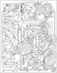 This is called a collage. Dover Escapes Collage Art Coloring Page 2 Free Coloring Pages Coloring Pages Coloring Books