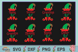 Download Christmas Elf Family Graphic By Graphic School Creative Fabrica SVG Cut Files