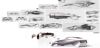 Audi Pforzheim Student Sketch Car Design Sketch Automotive Design Car Exterior