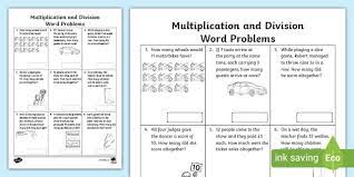 In comparison to addition and subtraction word problems, the multiplication and division word problems are complex. Year 2 Multiplication And Division Word Problems X2 X5 X10
