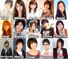 These Are The Voice Actors Behind The Attack On Titan Characters Even Rivaille S Voice Actor Is Hot 3 Shingeky Kyojin Shingeki No Kyojin