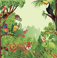 Tropical Rainforest Forest Illustration Illustration Tropical Painting