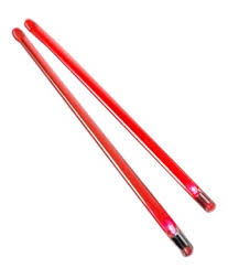 Piccolo S Music Firestix Light Up Drumsticks Radiant Red