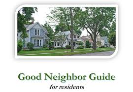 Good Neighbor Guide — City Council