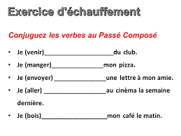 Conjuguer manger à l'indicatif, impératif, subjonctif, conditionnel, participe, gérondif etc. Conjuguez Les Verbes Au Passe Compose Je Venir Club Je Manger Pizza Je Envoyer Lettre Ppt Telecharger
