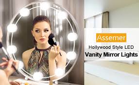 Vanity mirror lights kit,led lights for mirror with dimmer and usb phone charger,led makeup mirror lights kit hollywood style lighting fixture strip 6500k for bathroom dressing room vanity table. Led Vanity Mirror Lights Kit With Dimmable Light Bulbs Lighting Fixture Strip For Makeup Vanity Table Dressing Room Amazon Com