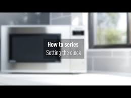 Delay start/timer this feature allows you to program a set amount of time to let food stand after cooking. Panasonic Microwave How To Set The Clock Youtube