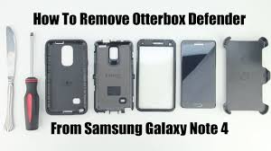 How To Remove The Otterbox Defender Series Case From The Samsung Galaxy Galaxy Note 4 Galaxy Note Samsung Galaxy