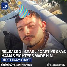 🥳🎂Almog Meir Jan, an “Israeli” captive recently released from Gaza by the  Israeli Occupation Forces (IOF) in an operation