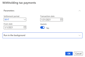 Withholding tax, also known as retention tax, is the tax usually deducted at source on income by the payer including people resident of another country, on an employee of the domestic company as well as on interest income and dividend income as per the tax. Create A Withholding Tax Payment Finance Dynamics 365 Microsoft Docs