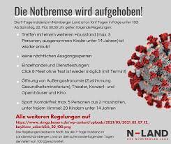 In bayern beschloss das kabinett am freitag umfassende lockerungen etwa für die innengastronomie, private treffen und feiern. Live Ticker 11 Neuinfektionen 7 Tage Inzidenz Am Ersten Tag Unter 35 N Land