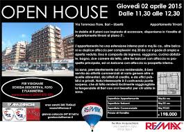Open House Bari Via Tommaso Fiore 120 Appartamento Trivani Con Duplice Affaccio Www Remax It 20031050 592 Info 348 7340665 House Appartamento Bari