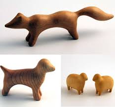 Sculpted Wooden Animals At Romp Carved Wooden Animals Wooden Animals Wood Animal