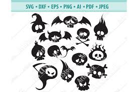 Free svg image & icon. Skull Svg Halloween Skulls Png Skull Silhouette Dxf Eps 418459 Svgs Design Bundles