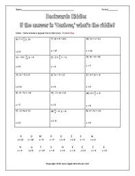 The pages below all have printable algebra worksheets for teaching students to solve and graph inequalities. Solving Two Step Inequalities Worksheet By Algebra Funsheets Tpt