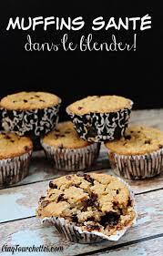 Muffins Sante Aux Bananes Dans Le Blender Recette Muffin Recette Dessert Recette