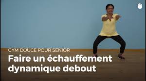 Les séances sont dispensées sous la direction d'un coach qui veille quoi qu'il en soit, la gymnastique douce, comme son nom l'indique, tient compte des capacités des gens et vise à améliorer leur condition physique. Exercices D Echauffements Dynamiques Gym Douce Youtube